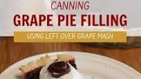 Canning Grape Pie Filling Canning Grape Pie Filling