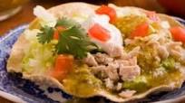 Tostadas de pollo Tostadas de pollo
