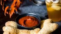 Breadstick bones with pizza dipping sauce Breadstick bones with pizza dipping sauce