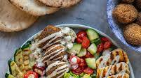 Falafel Mezze Platter Falafel Mezze Platter