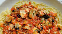 The (Not Barefoot) Contessa's Fish Pasta