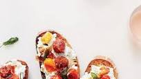 Ricotta and Roasted Tomato Bruschetta with Pancetta Ricotta and Roasted Tomato Bruschetta with Pancetta