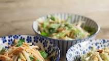 Kohlrabi and summer carrot slaw with yoghurt and fresh herb dressing Kohlrabi and summer carrot slaw with yoghurt and fresh herb dressing