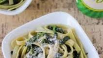 Fettuccine and Spinach Fettuccine and Spinach