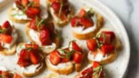 Strawberry Basil Bruschetta Strawberry Basil Bruschetta