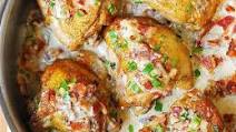 Pan-Fried Chicken with Bacon Cream Sauce Pan-Fried Chicken with Bacon Cream Sauce