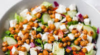 Roasted Chickpea Greek Salad Roasted Chickpea Greek Salad