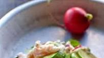 Shrimp Ceviche Tostadas with Coconut and Lime Shrimp Ceviche Tostadas with Coconut and Lime