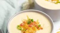 Crock Pot Cheesy Cauliflower Soup Crock Pot Cheesy Cauliflower Soup