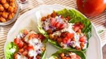 15 Minute Chickpea Wraps with Garlic Sauce 15 Minute Chickpea Wraps with Garlic Sauce