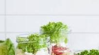 Seven Layer Salad with a Mediterranean Twist! Keto Friendly! Seven Layer Salad with a Mediterranean Twist! Keto Friendly!