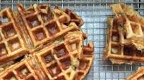 Kimchi-Cheddar Waffles Kimchi-Cheddar Waffles