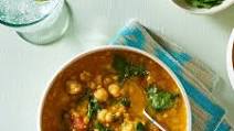 Curried red lentil chickpea stew Curried red lentil chickpea stew