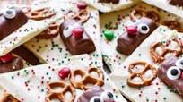 White Chocolate Reindeer Bark White Chocolate Reindeer Bark