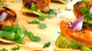 Chipotle Shrimp Tostada Bites Chipotle Shrimp Tostada Bites