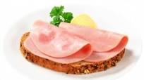 Tostada con mantequilla y jamón cocido Tostada con mantequilla y jamón cocido