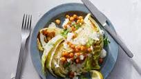 Roasted Cabbage Caesar Salad With Chickpeas Roasted Cabbage Caesar Salad With Chickpeas