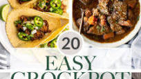 20 Crockpot Recipes for the Slow Cooker 20 Crockpot Recipes for the Slow Cooker