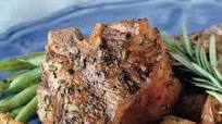 Chuletas de cordero al romero con patatas asadas Chuletas de cordero al romero con patatas asadas