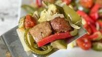 Italian Sausage & Veggie Keto Sheet Pan Meal Italian Sausage & Veggie Keto Sheet Pan Meal