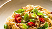 15-Minute Rice Noodles With Peanut Sauce 15-Minute Rice Noodles With Peanut Sauce