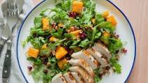 Pork Chops with Arugula and Butternut Squash Salad Pork Chops with Arugula and Butternut Squash Salad
