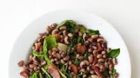 Garlicky Black-Eyed Peas with Spinach and Bacon Garlicky Black-Eyed Peas with Spinach and Bacon