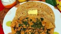 Palak Paneer Stuffed Paratha Palak Paneer Stuffed Paratha