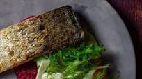 Grilled Salmon & Beetroot Hummus Grilled Salmon & Beetroot Hummus