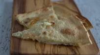 Focaccia di Recco (flatbread stuffed with stracchino cheese) – Liguria Focaccia di Recco (flatbread stuffed with stracchino cheese) – Liguria
