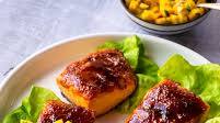 Salmon with Balsamic BBQ Sauce Salmon with Balsamic BBQ Sauce
