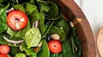 Strawberry Spinach Salad with Strawberry Vinaigrette Strawberry Spinach Salad with Strawberry Vinaigrette