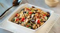 Mediterranean Riced Veggies Salad with Tahini Dressing Mediterranean Riced Veggies Salad with Tahini Dressing