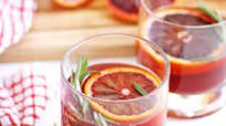 Blood orange cocktail with gin and rosemary Blood orange cocktail with gin and rosemary