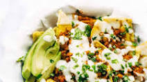 Spicy Lentil Nachos with Three Cheese Sauce Spicy Lentil Nachos with Three Cheese Sauce