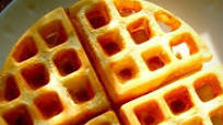 Simple home-made waffles Simple home-made waffles