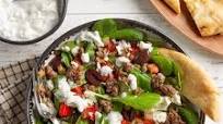 Gyro Salad with Tzatziki Dressing Gyro Salad with Tzatziki Dressing