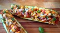 Bruschetta Zucchini Boats Bruschetta Zucchini Boats