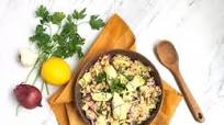Mediterranean Salmon Salad with Artichokes, White Beans and Lemon Dressing Mediterranean Salmon Salad with Artichokes, White Beans and Lemon Dressing