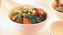 Five spice mock duck with Chinese vegetables Five spice mock duck with Chinese vegetables