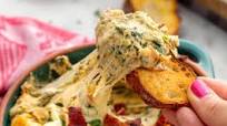 Cheesy Bacon Spinach Dip Cheesy Bacon Spinach Dip