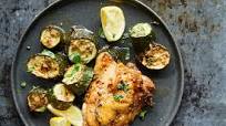 Sheet-Pan Chicken With Zucchini and Basil Sheet-Pan Chicken With Zucchini and Basil