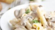 Pasta with Creamy Mushroom Sauce Pasta with Creamy Mushroom Sauce