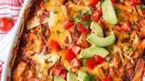 Cheesy Chicken Enchilada Casserole Cheesy Chicken Enchilada Casserole