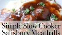 Simple Slow Cooker Salisbury Meatballs Simple Slow Cooker Salisbury Meatballs