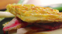 Leftover Mashed Potato Waffle Sandwich Leftover Mashed Potato Waffle Sandwich