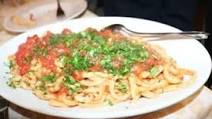 Pici Pasta with Aglione Tomato Sauce Pici Pasta with Aglione Tomato Sauce