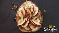 Stonefire Mini Naan Apple and Cream Cheese Toast Stonefire Mini Naan Apple and Cream Cheese Toast