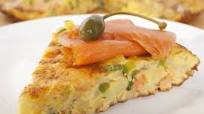 Crustless Salmon, Spinach, and Mushroom Quiche Crustless Salmon, Spinach, and Mushroom Quiche