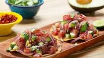 Ceviche fresco con pepino Ceviche fresco con pepino